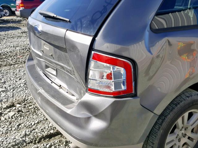 2FMDK36C39BA49098 - 2009 FORD EDGE SE GRAY photo 9