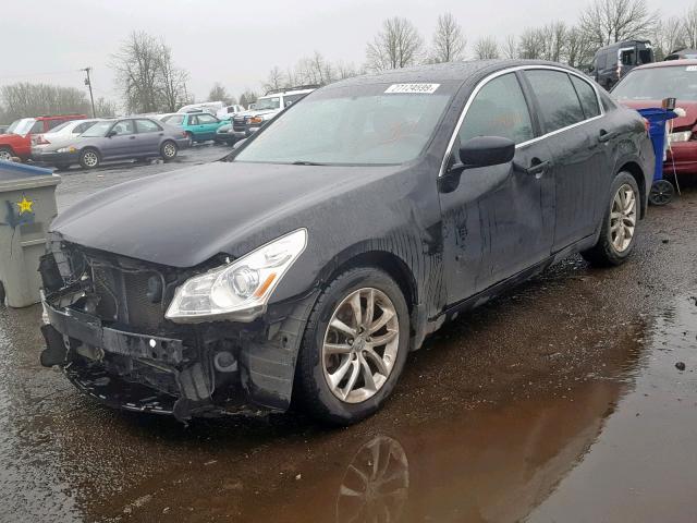 JNKCV61F29M354613 - 2009 INFINITI G37 BLACK photo 2