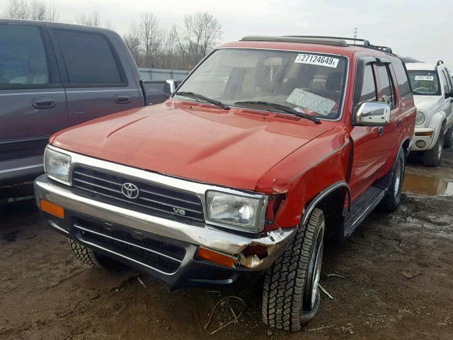 JT3VN39W5R0155628 - 1994 TOYOTA 4RUNNER VN RED photo 2