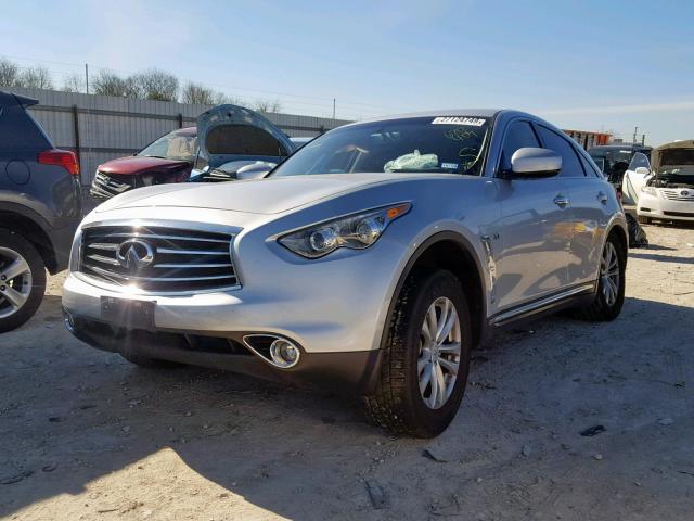 JN8CS1MU4GM670409 - 2016 INFINITI QX70 SILVER photo 2