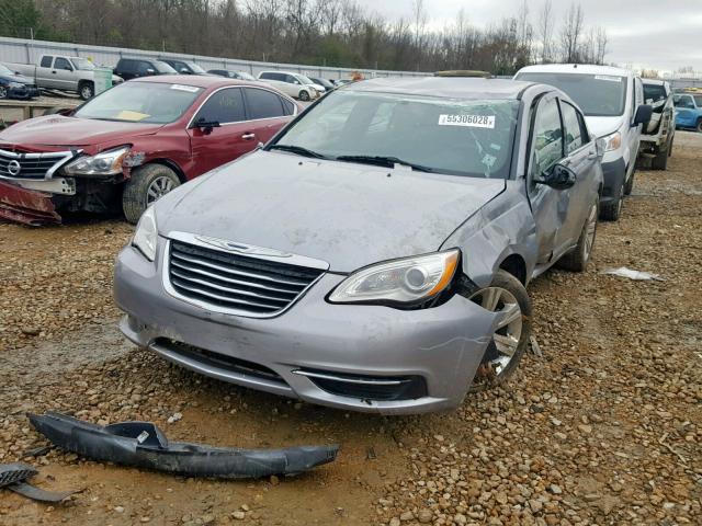 1C3CCBBBXEN120532 - 2014 CHRYSLER 200 TOURIN GRAY photo 2