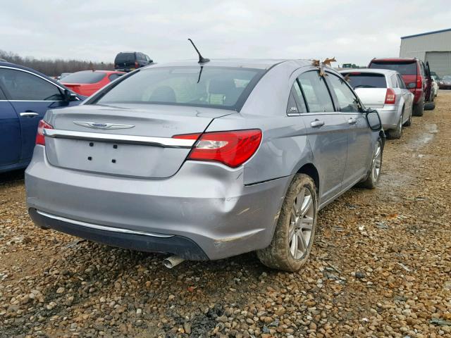 1C3CCBBBXEN120532 - 2014 CHRYSLER 200 TOURIN GRAY photo 4