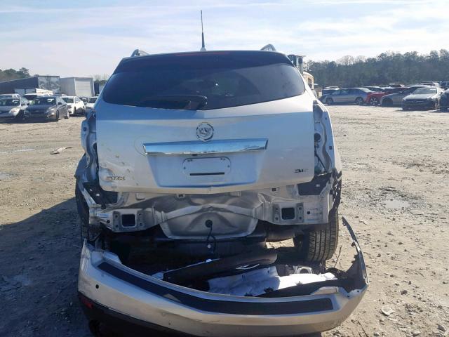 3GYFNBE34ES630009 - 2014 CADILLAC SRX LUXURY SILVER photo 9