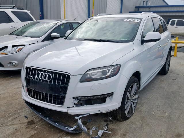 WA1LGAFE9CD007067 - 2012 AUDI Q7 PREMIUM WHITE photo 2