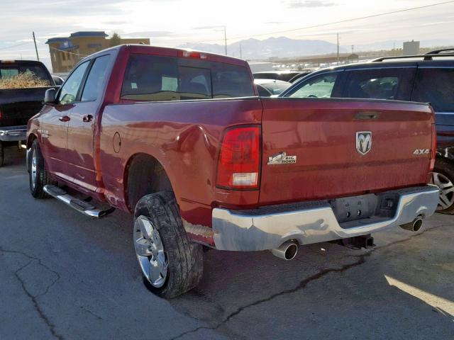 1C6RR7GT0ES365447 - 2014 RAM 1500 SLT RED photo 3