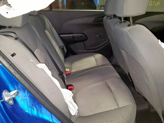 1G1JB5SH7H4156399 - 2017 CHEVROLET SONIC LS ლურჯი ფოტო 6