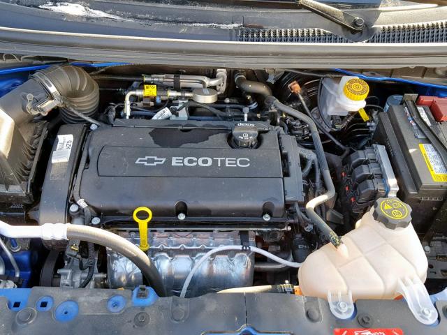 1G1JB5SH7H4156399 - 2017 CHEVROLET SONIC LS ლურჯი ფოტო 7