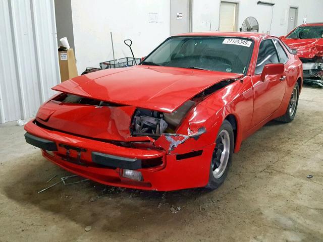 WP0AA0949DN453534 - 1983 PORSCHE 944 RED photo 2