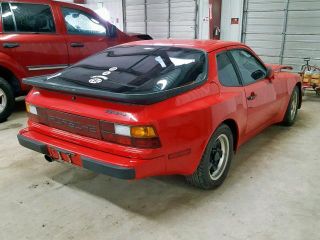 WP0AA0949DN453534 - 1983 PORSCHE 944 RED photo 4