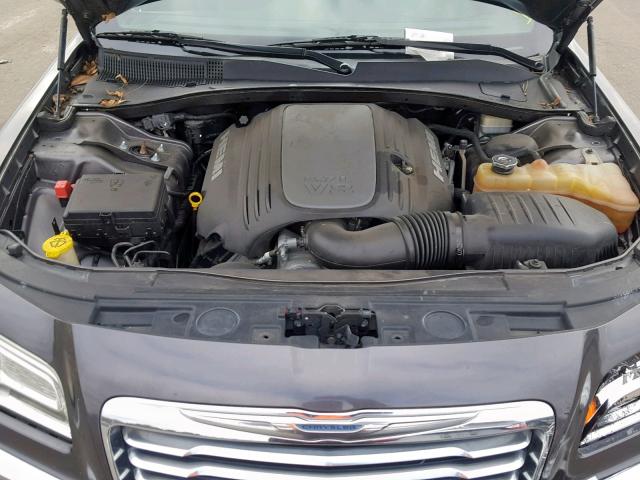 2C3CCAET1DH542890 - 2013 CHRYSLER 300C GRAY photo 7