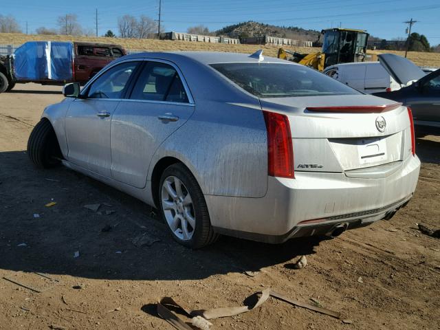 1G6AG5RX0E0164114 - 2014 CADILLAC ATS SILVER photo 3