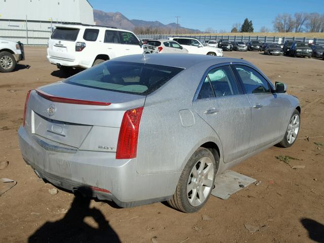 1G6AG5RX0E0164114 - 2014 CADILLAC ATS SILVER photo 4