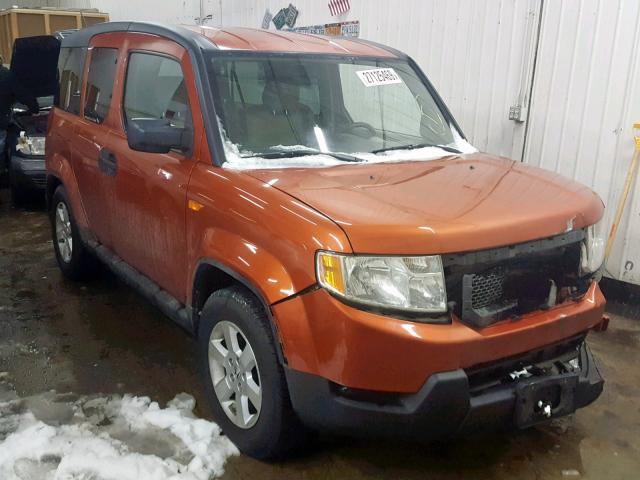 5J6YH2H73AL004319 - 2010 HONDA ELEMENT EX ORANGE photo 1