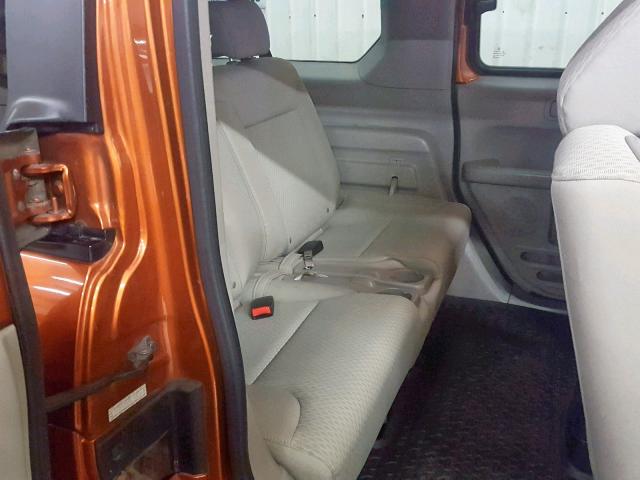 5J6YH2H73AL004319 - 2010 HONDA ELEMENT EX ORANGE photo 6