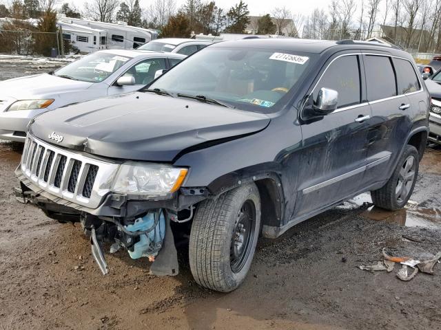 1C4RJFCT6CC246826 - 2012 JEEP GRAND CHER BLACK photo 2