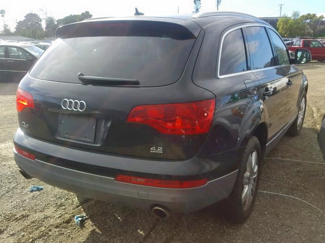 WA1BV74LX7D050778 - 2007 AUDI Q7 4.2 QUA BLACK photo 4