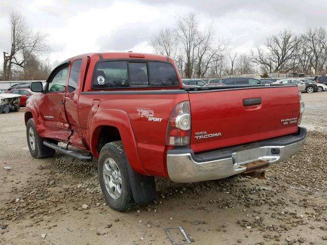 5TETU62N89Z593939 - 2009 TOYOTA TACOMA PRE RED photo 3