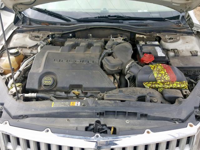 3LNHM26T97R666199 - 2007 LINCOLN MKZ TAN photo 7