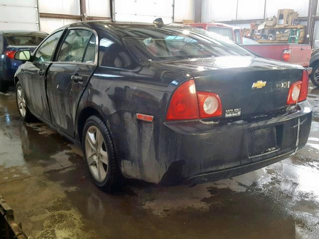 1G1ZB5EU4CF124244 - 2012 CHEVROLET MALIBU LS BLACK photo 3