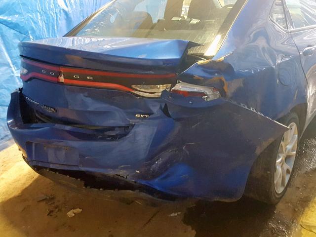 1C3CDFBA8DD301385 - 2013 DODGE DART SXT BLUE photo 9