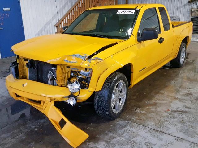 1GCCS196448215912 - 2004 CHEVROLET COLORADO YELLOW photo 2