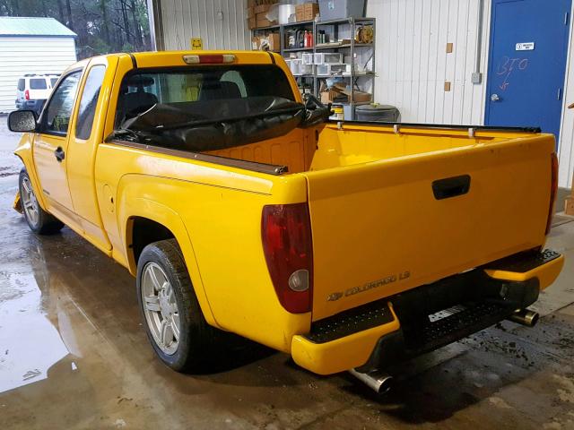 1GCCS196448215912 - 2004 CHEVROLET COLORADO YELLOW photo 3