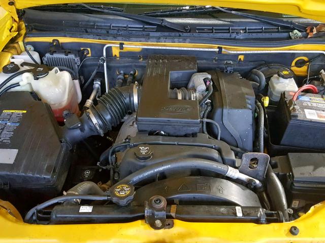 1GCCS196448215912 - 2004 CHEVROLET COLORADO YELLOW photo 7