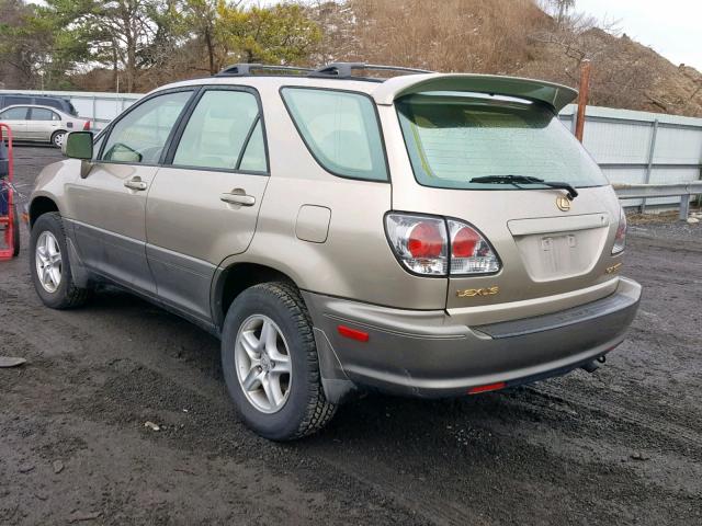 JTJHF10U310224372 - 2001 LEXUS RX 300 GOLD photo 3