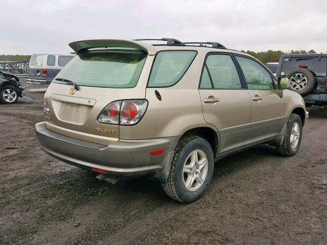 JTJHF10U310224372 - 2001 LEXUS RX 300 GOLD photo 4