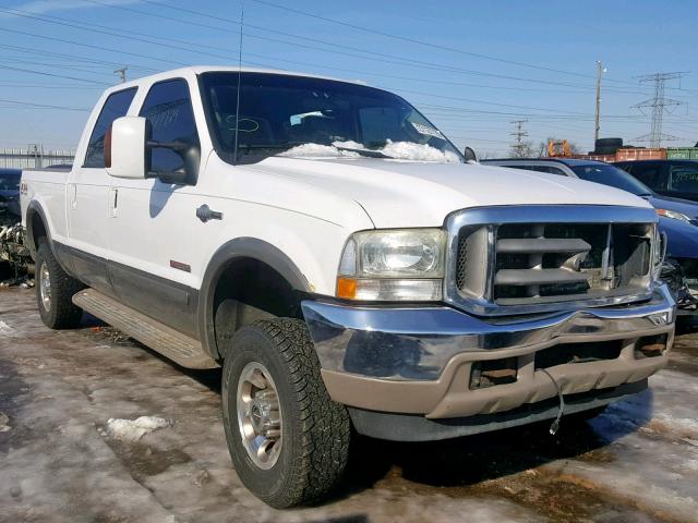 1FTSW31P53EB59317 - 2003 FORD F350 SRW S WHITE photo 1