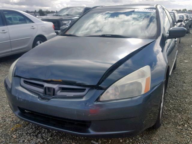 1HGCM66555A018651 - 2005 HONDA ACCORD EX GRAY photo 2