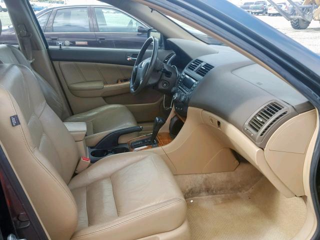 1HGCM66555A018651 - 2005 HONDA ACCORD EX GRAY photo 5