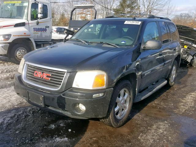 1GKDT13S042245682 - 2004 GMC ENVOY BLACK photo 2