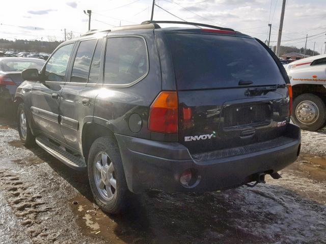 1GKDT13S042245682 - 2004 GMC ENVOY BLACK photo 3