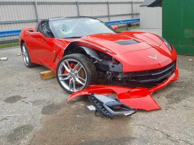 1G1YB2D7XF5100319 - 2015 CHEVROLET CORVETTE S RED photo 1