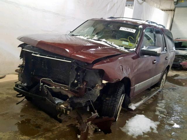 5LMJJ2J58AEJ09813 - 2010 LINCOLN NAVIGATOR RED photo 2