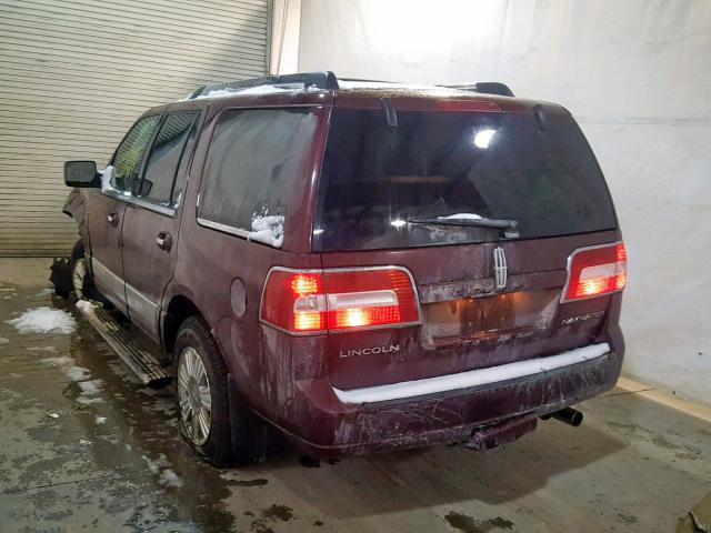 5LMJJ2J58AEJ09813 - 2010 LINCOLN NAVIGATOR RED photo 3