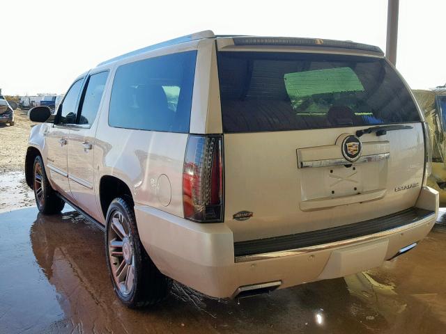 1GYS4JEF0DR119713 - 2013 CADILLAC ESCALADE E WHITE photo 3