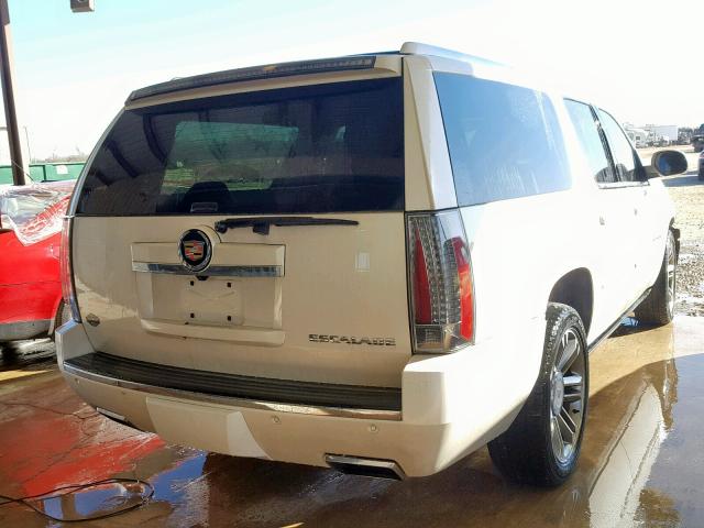 1GYS4JEF0DR119713 - 2013 CADILLAC ESCALADE E WHITE photo 4