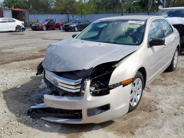 3FAHP06Z09R134160 - 2009 FORD FUSION S BEIGE photo 2