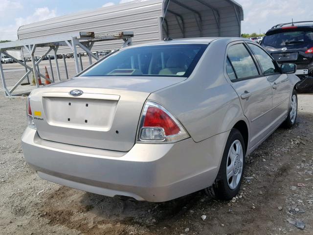 3FAHP06Z09R134160 - 2009 FORD FUSION S BEIGE photo 4