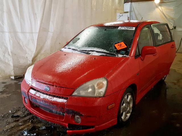 JS2RC41H025103974 - 2002 SUZUKI AERIO SX RED photo 2