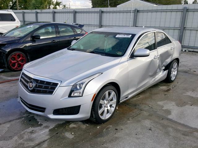 1G6AA5RA8E0186505 - 2014 CADILLAC ATS SILVER photo 2