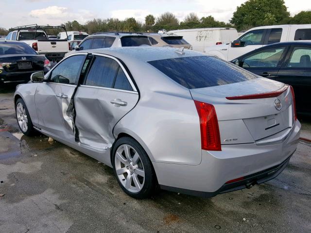 1G6AA5RA8E0186505 - 2014 CADILLAC ATS SILVER photo 3