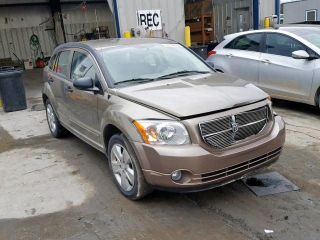 1B3HB48BX7D188301 - 2007 DODGE CALIBER SX TAN photo 1