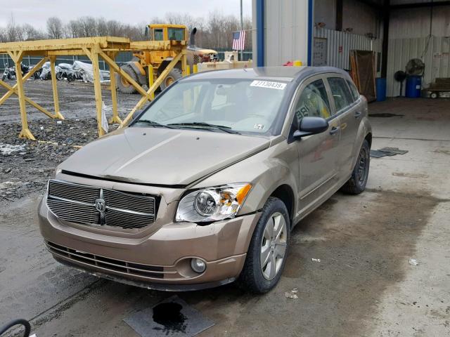 1B3HB48BX7D188301 - 2007 DODGE CALIBER SX TAN photo 2