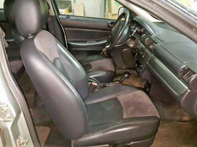 1C3EL56R14N401828 - 2004 CHRYSLER SEBRING LX GRAY photo 5