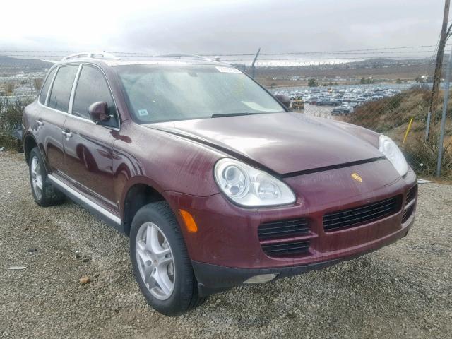 WP1AB29P54LA68386 - 2004 PORSCHE CAYENNE S MAROON photo 1