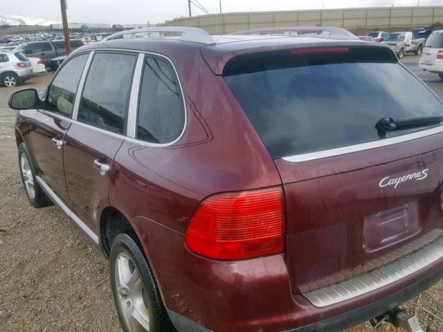 WP1AB29P54LA68386 - 2004 PORSCHE CAYENNE S MAROON photo 3