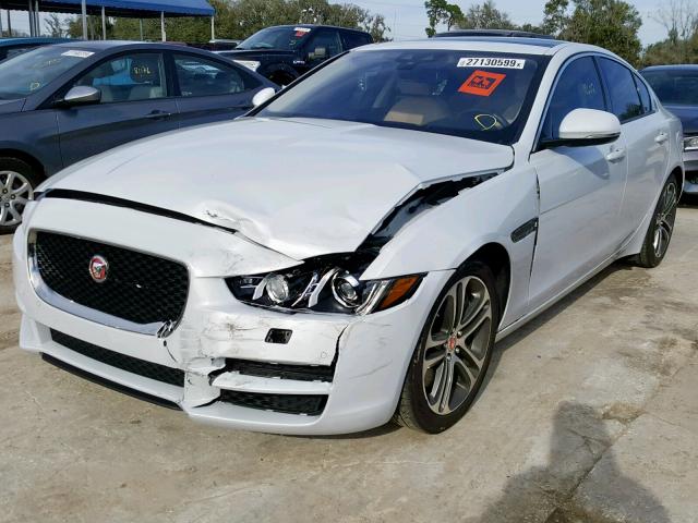 SAJAD4BVXHCP13282 - 2017 JAGUAR XE PREMIUM WHITE photo 2